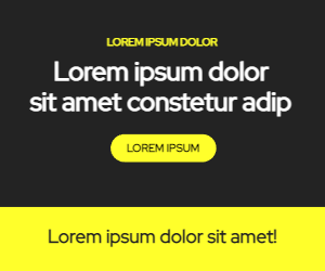 Ad without images nor illustrations