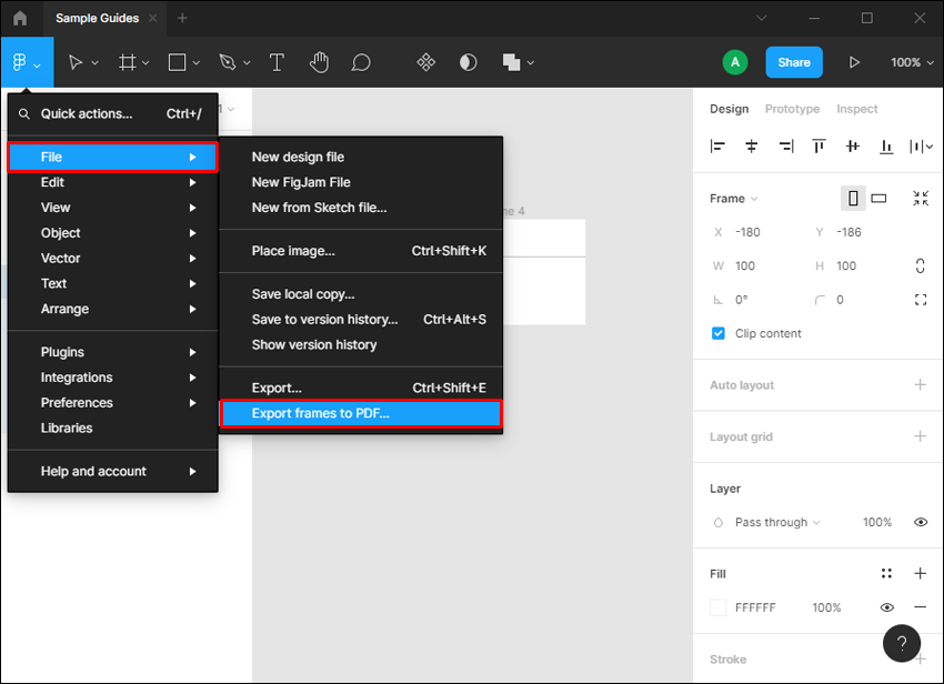 export figma to pdf