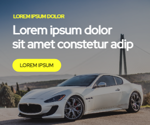 Display ad for car renting companies