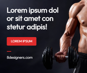 Display ad targeted towards gym bros 